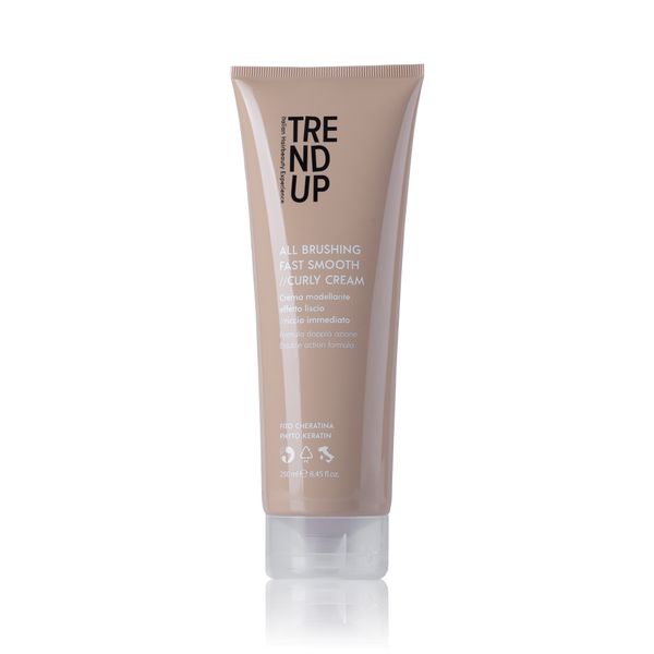 Крем для вирівнювання волосся TREND UP ALL BRUSHING FAST SMOOTH/CURLY CREAM 250ml 0319 фото