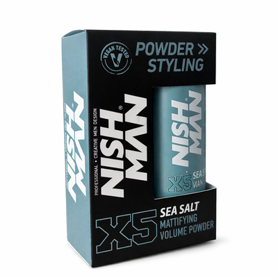 Пудра для створення об'єму матова із морською сіллю Nishman X5 Sea Salt Styling Powder 20g 10702025 фото