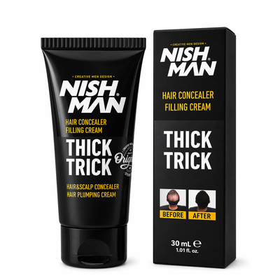 Крем-консилер для маскування порідіння та сивини Nishman Thick Trick 30ml 10703037 фото
