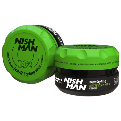 Матовая глина для укладки волос Nishman М2 30ml 10704056 фото