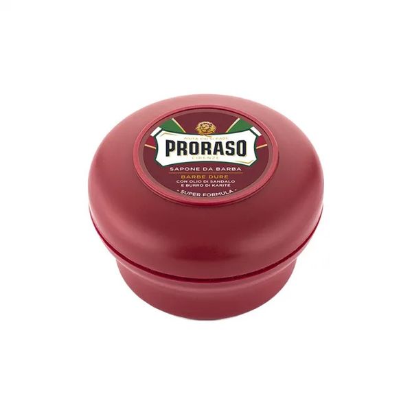 Мыло для бритья Proraso для смягчения жесткой щетины с сандаловым маслом и маслом дерева Ши 150мл 400622 фото