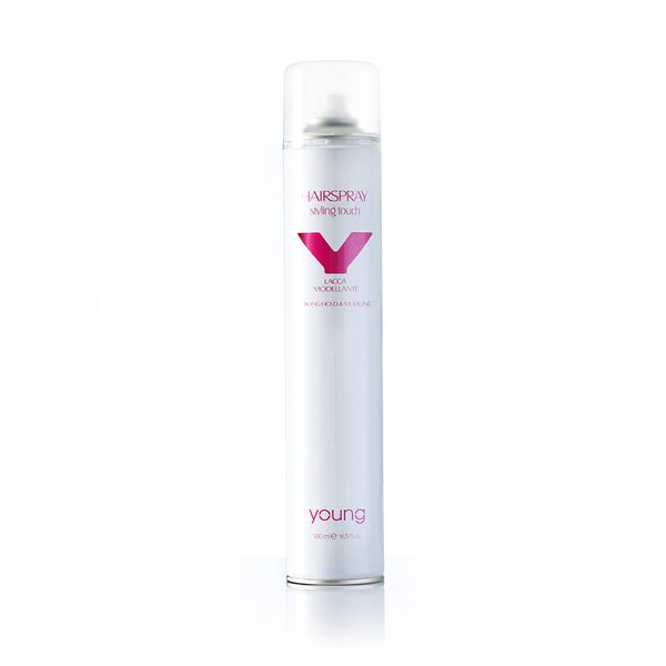 Лак для волос сильной фиксации Young HAIR SPRAY LACCA STRONGFIX 500ML 0800 фото