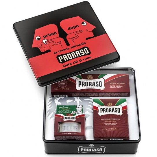 Вінтажний набір для гоління Proraso Prima&Dopo Proraso 400368 фото