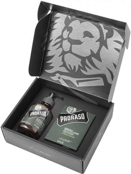 Набір для бороди Proraso Duo Pack Beard Balm + Shampoo Cypress & Vetyver 400737 фото