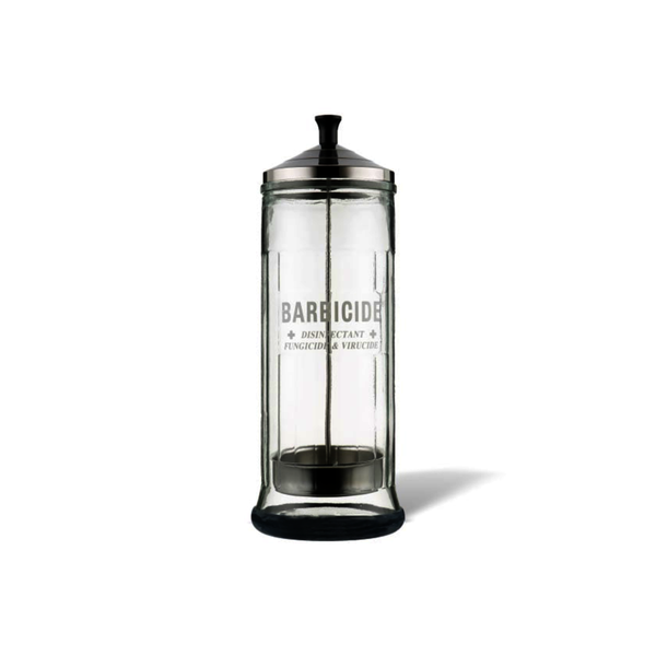 Стеклянный контейнер для стерилизации (Большой) BARBICIDE Jar 1100ml 54211 фото