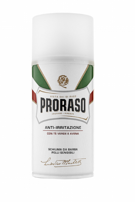 Піна для гоління з екстрактом зеленого чаю для чутливої шкіри Proraso Shaving foam 300ml 400436 фото