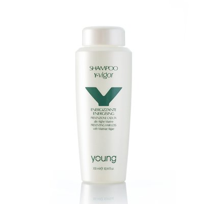 Шампунь проти випадіння і стимуляції росту волоссся YOUNG –Y-VIGOR SHAMPOO ENERGIZING with Mariane Algae 300ML 0730 фото