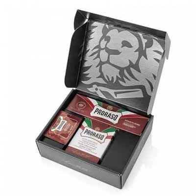 Подарочный набор для бритья Proraso Duo Pack Tube+Balm Coarse Beard 400487 фото