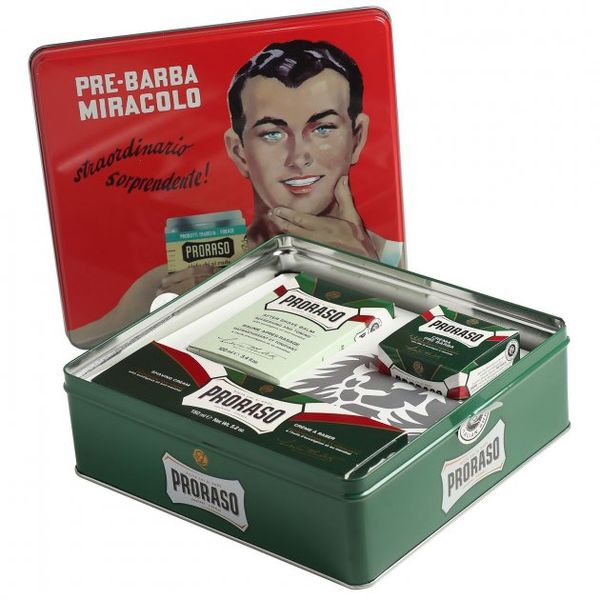 Набір Для Гоління Proraso Green Proraso Vintage Selection Gino Gift Set 400366 фото