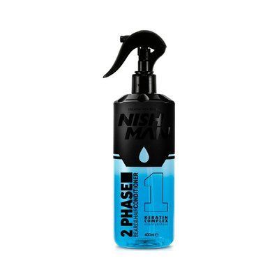 2-х фазный кондиционер для волос и бороды Nishman 2 Phase Beard & Hair Conditioner 01 Keratin Complex 400ml 10603014 фото