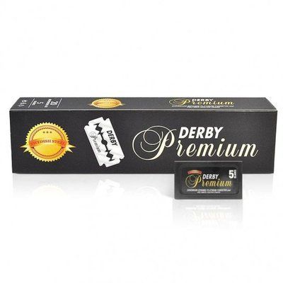Леза Дербі преміум двосторонні Derby Premium Blades (20x5) 100шт 10305008 фото