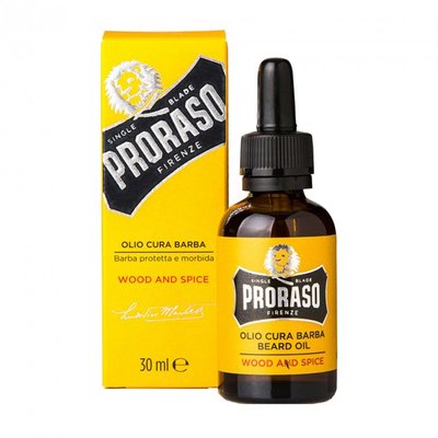 Масло для ухода за бородой Proraso Beard Oil Wood&Spice 30ml 400740 фото