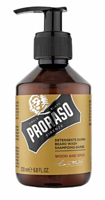 Шампунь для бороды Proraso Beard Wash Wood&Spice 200ml 400750 фото