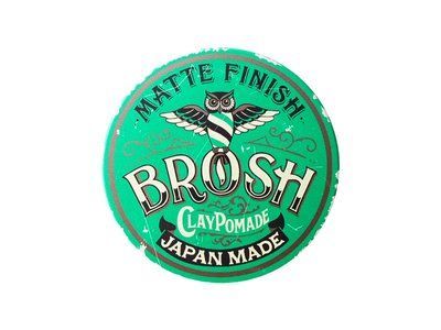 Глиняная помада для укладки волос BROSH Clay Pomade mini 40g BR2003 фото