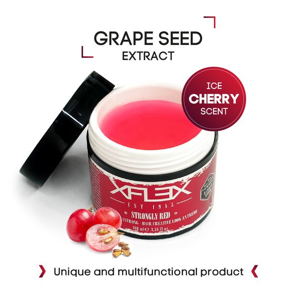 Помада для волос Xflex Strongly RED Wax 100ml 2257 фото