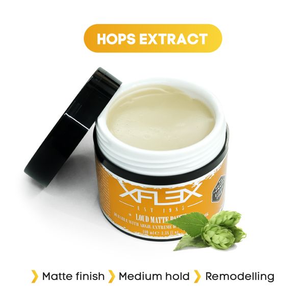 Матова паста для стилізації Xflex Loud Matte Paste 100ml 2259 фото