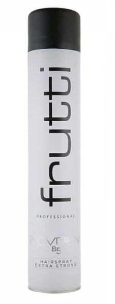 Спрей для стилізації волосся Frutti Hair Spray Extra Strong Provitamin B5 750ml F001 фото