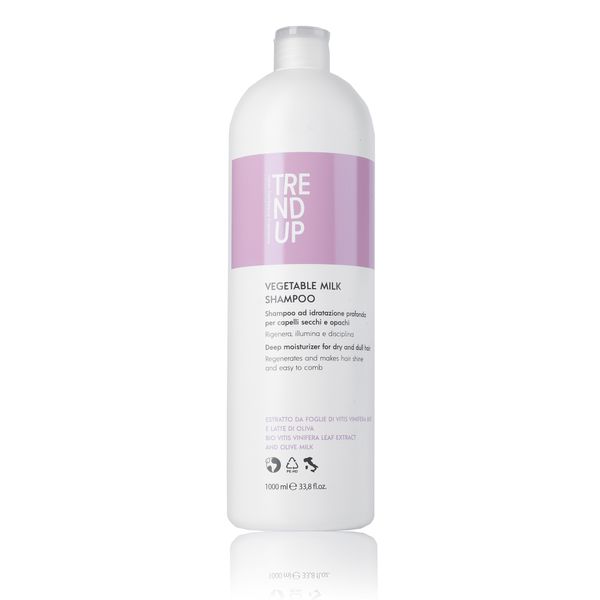 Шампунь для увлажнения и восстановления сухих волос TREND UP VEGETABLE MILK SHAMPOO 1000ml 0308 фото