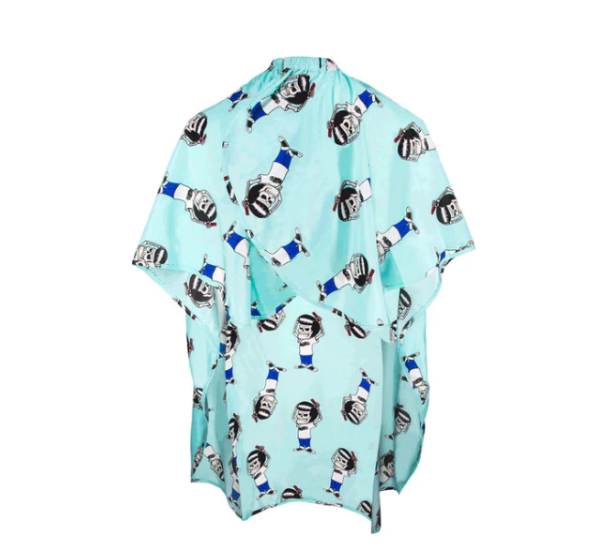 Детский пеньюар Suavecito Mascot Club Kid's Barber Cape Blue B0061NN фото