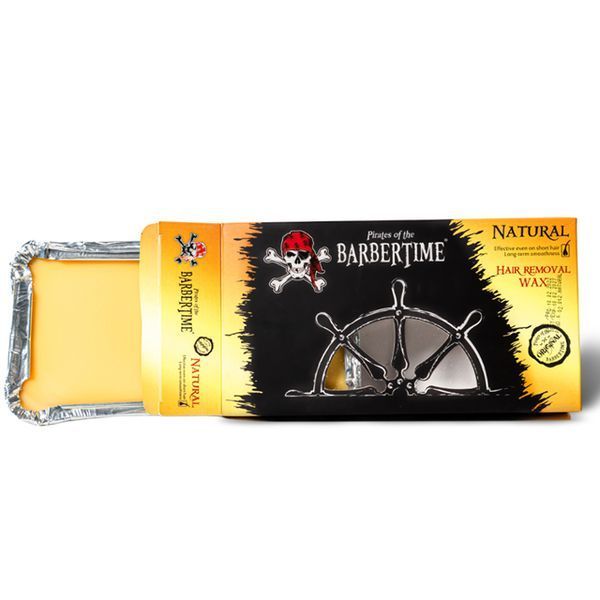 Твердий віск для депіляції Barbertime Hard Wax Beans (Natural) 500g BWN02 фото