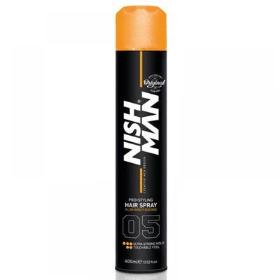 Лак для волосся Nishman Hair Spray 05 Ultra Strong 400ml 10705017 фото