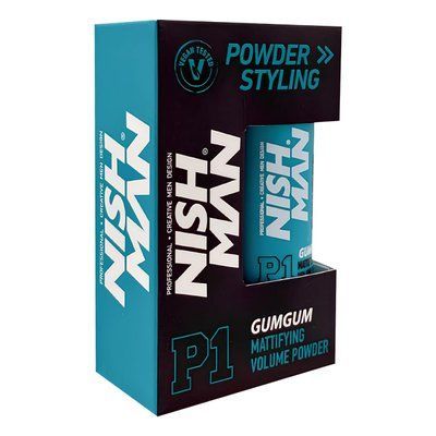 Матуюча пудра для об'єму волосся Nishman P1 Powder Styling Gumgum 20g 10702019 фото